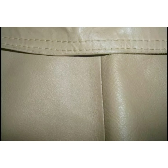 Vintage 70's Kirks Suede Leather Jacket  Camel Trench Coat Retro ALT Spy egirl - Picture 12 of 16